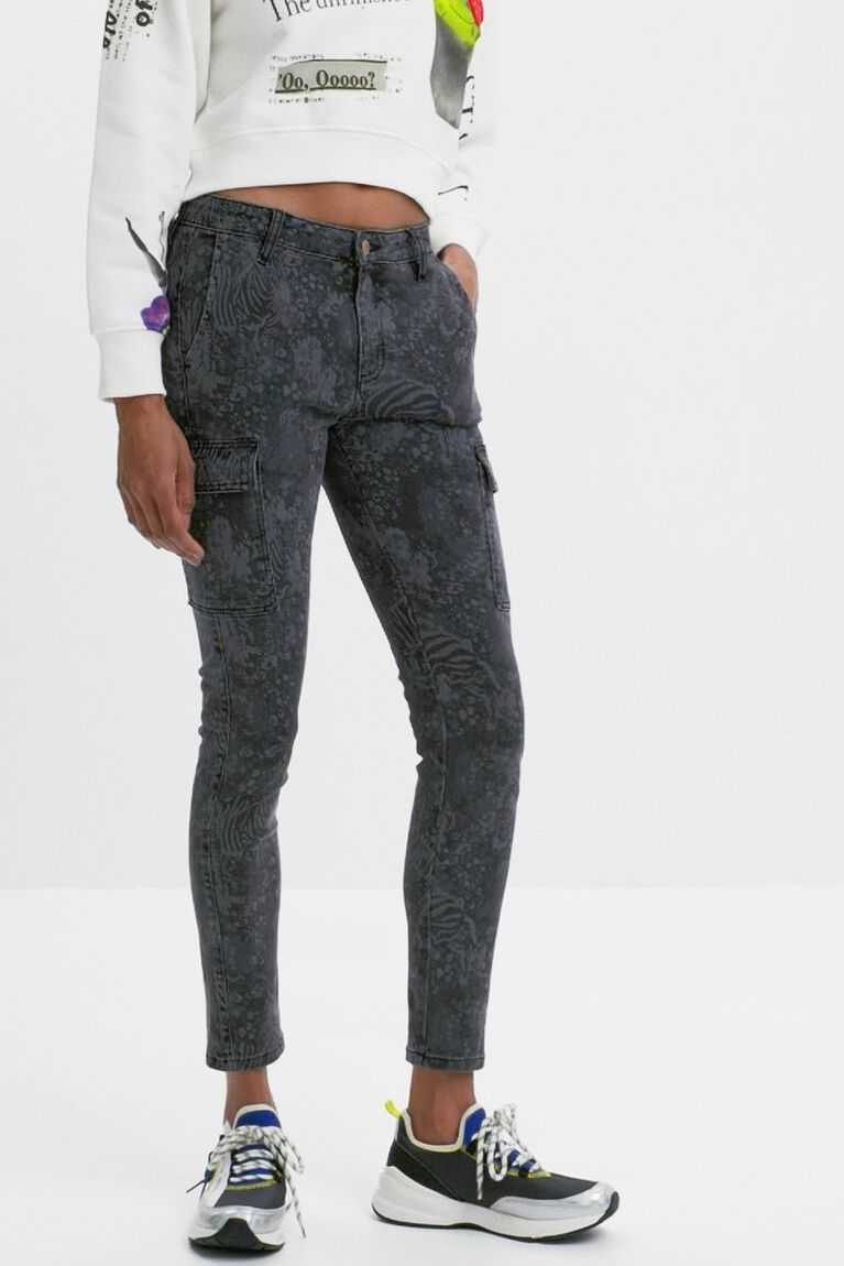 Jeans Desigual Flaco cargo Mujer | UDN249635