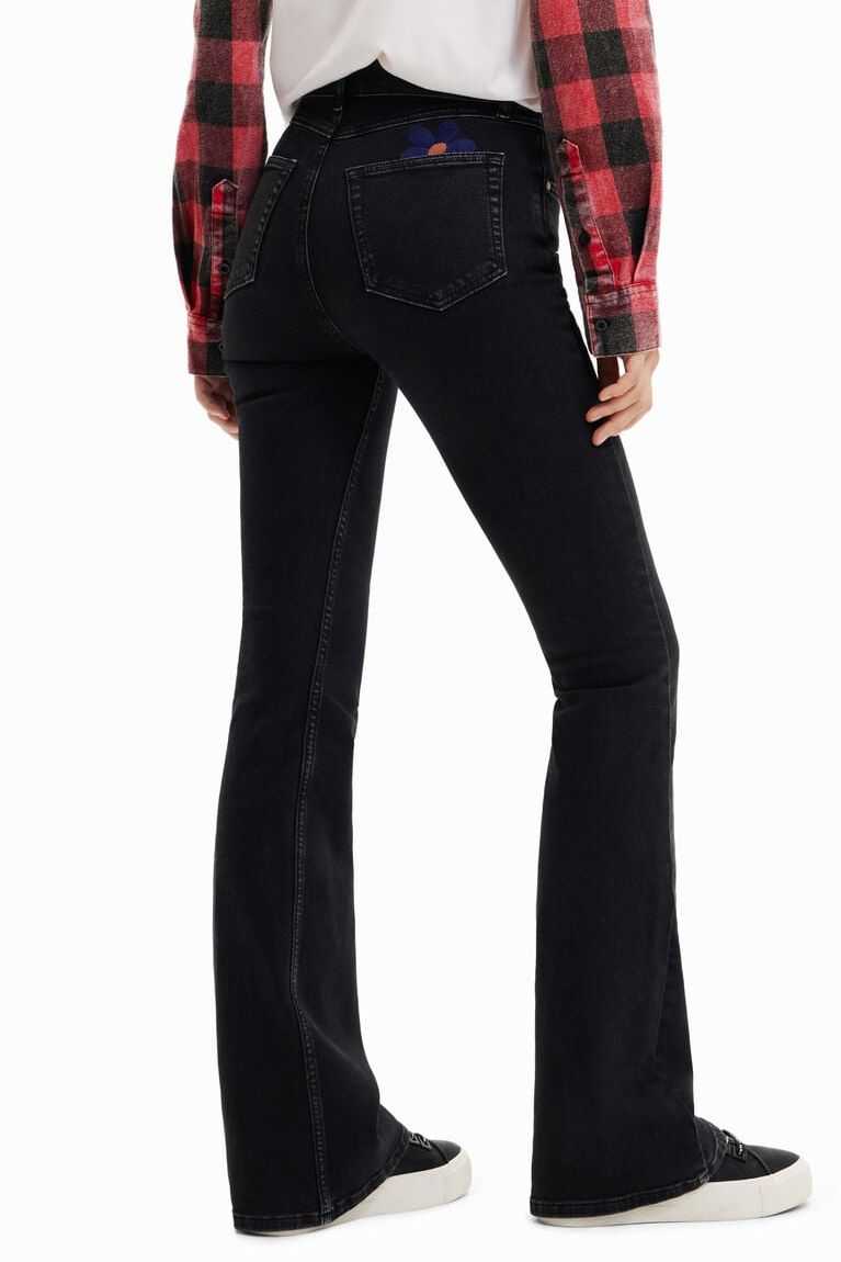 Jeans Desigual Flared Mujer | DZM761809