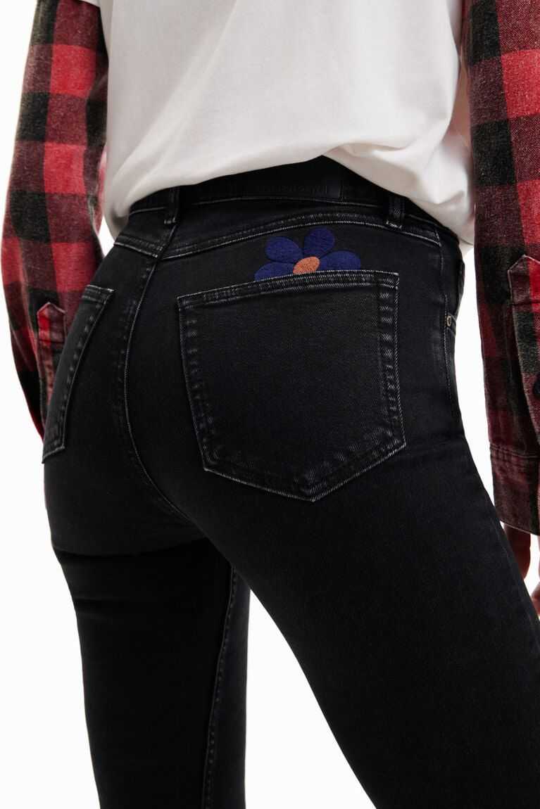 Jeans Desigual Flared Mujer | DZM761809