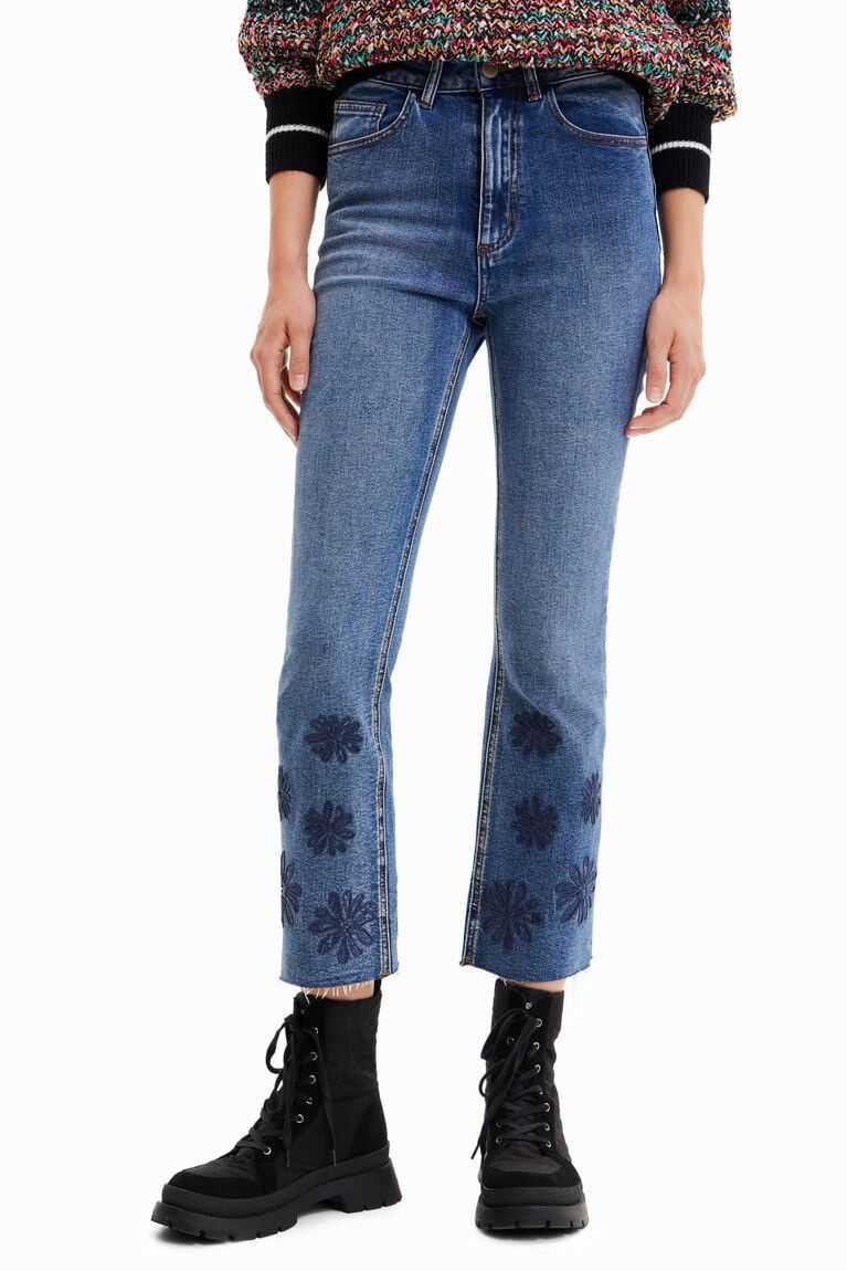 Jeans Desigual Flared cropped Mujer | KZA501962