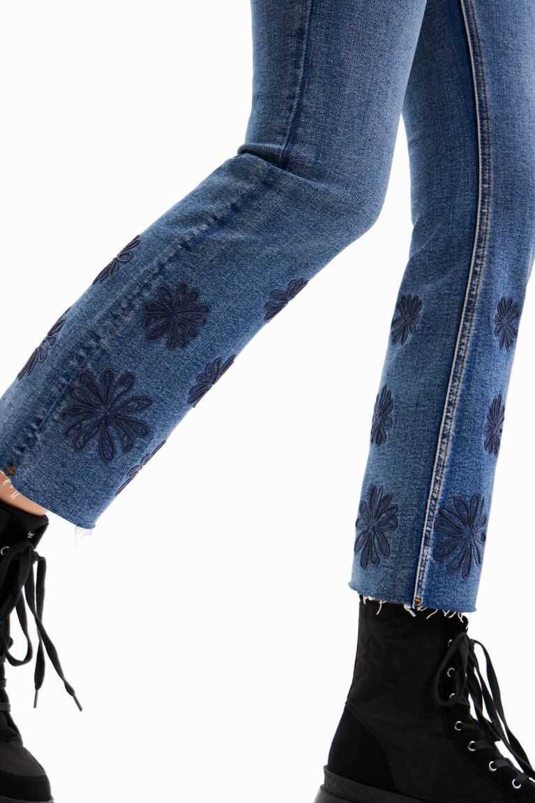 Jeans Desigual Flared cropped Mujer | KZA501962