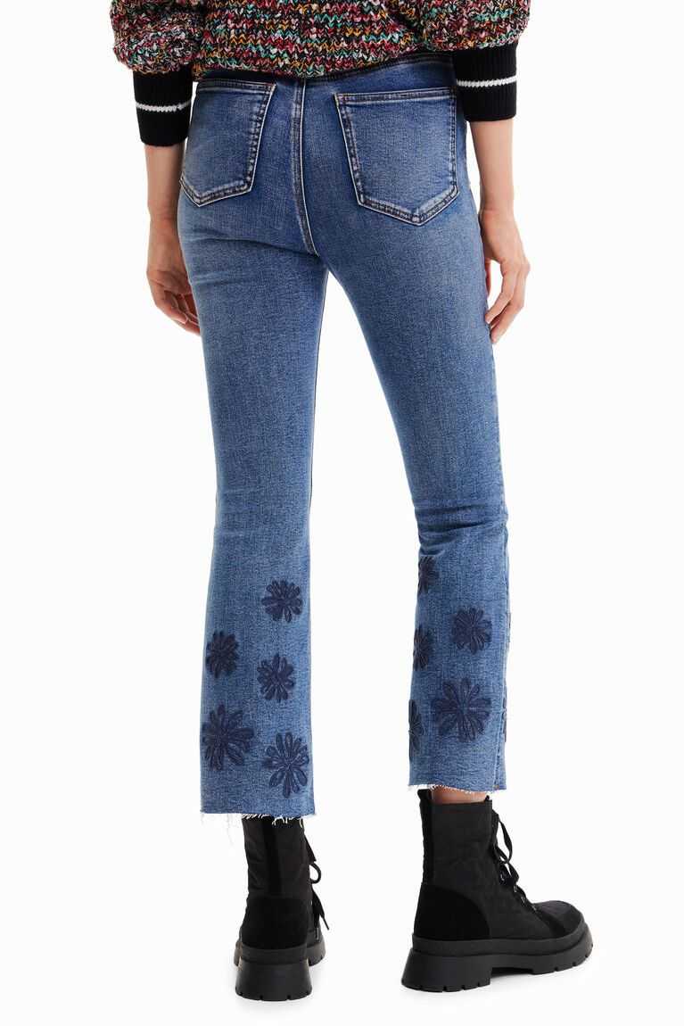 Jeans Desigual Flared cropped Mujer | KZA501962