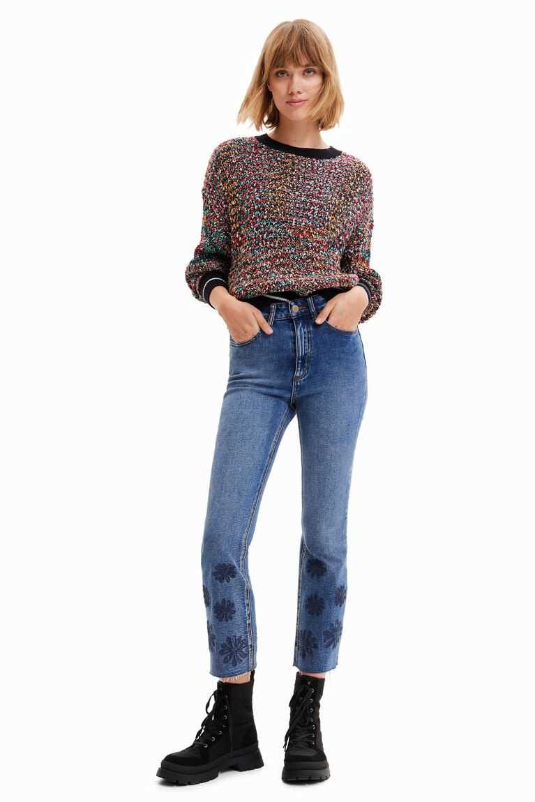 Jeans Desigual Flared cropped Mujer | KZA501962