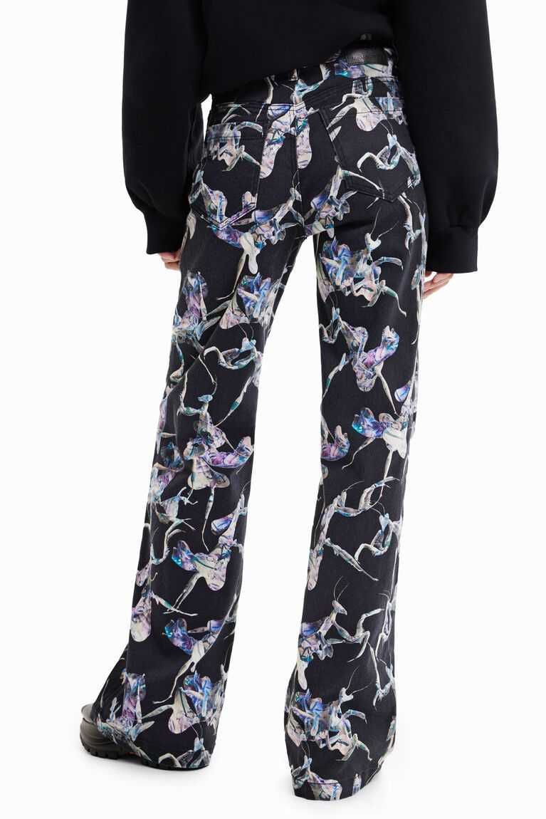 Jeans Desigual Maitrepierre wide-leg trousers Mujer | OUL021385