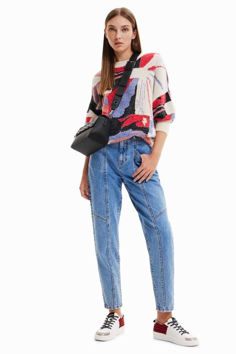 Jeans Desigual Seamed mom Mujer | BIV165879