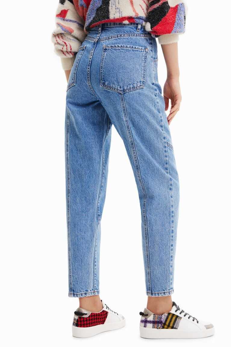 Jeans Desigual Seamed mom Mujer | BIV165879