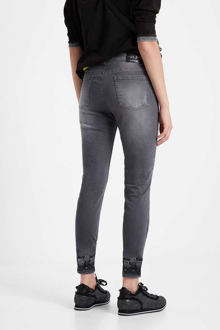 Leggins Desigual Boho denim trousers Mujer | XZG410876