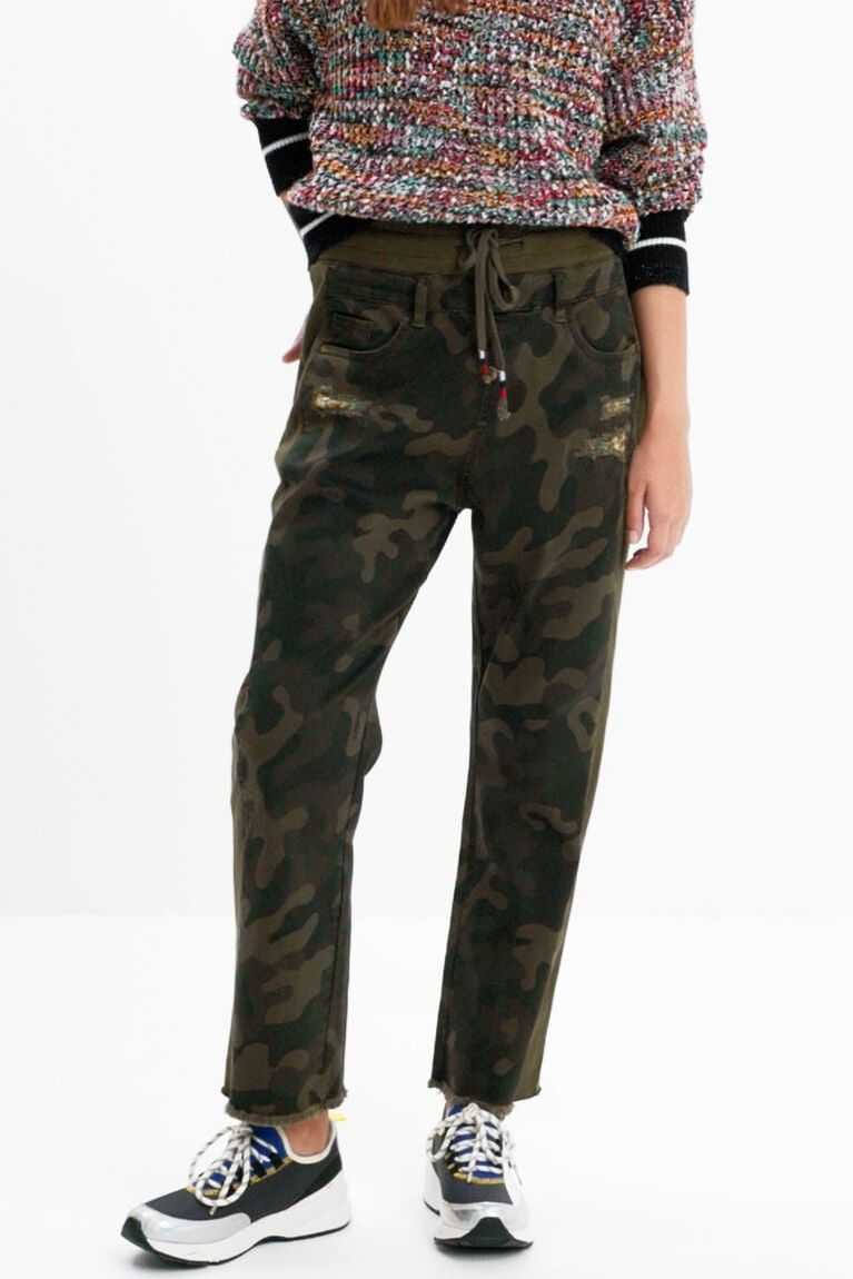 Leggins Desigual Camouflage jogger trousers Mujer | LVS687534