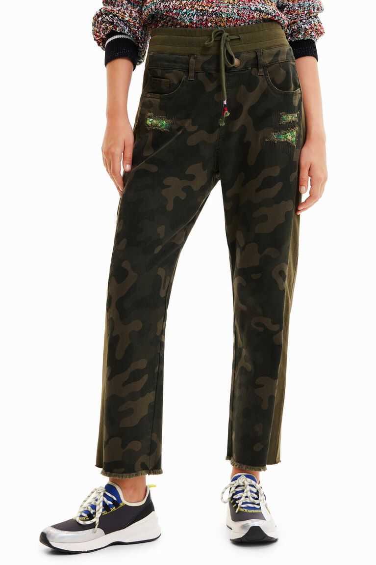 Leggins Desigual Camouflage jogger trousers Mujer | LVS687534