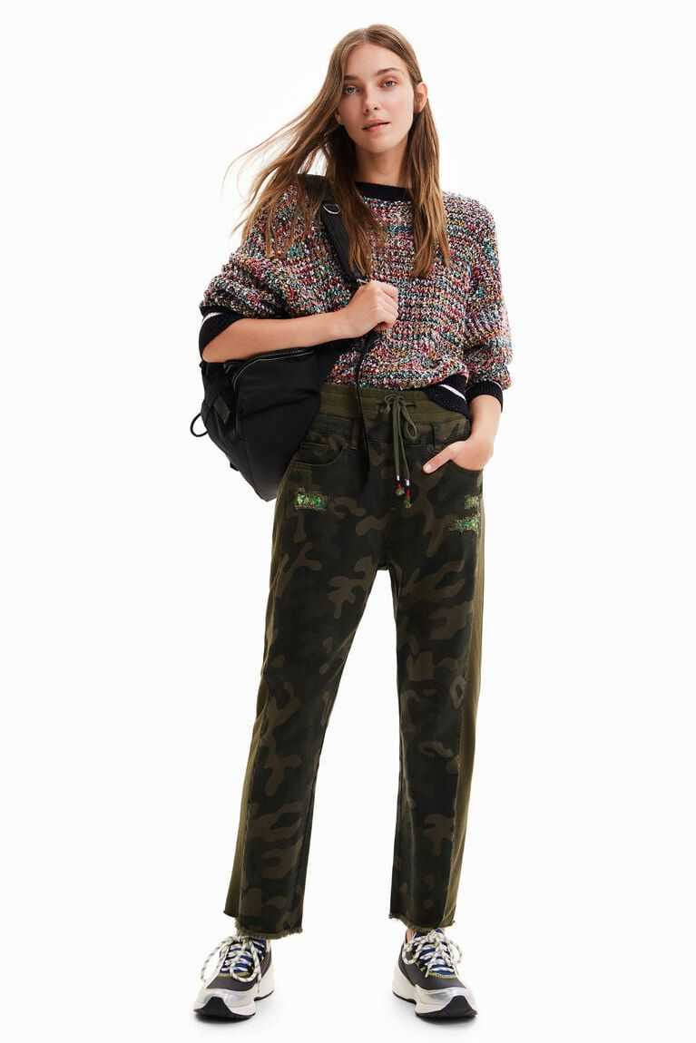 Leggins Desigual Camouflage jogger trousers Mujer | LVS687534