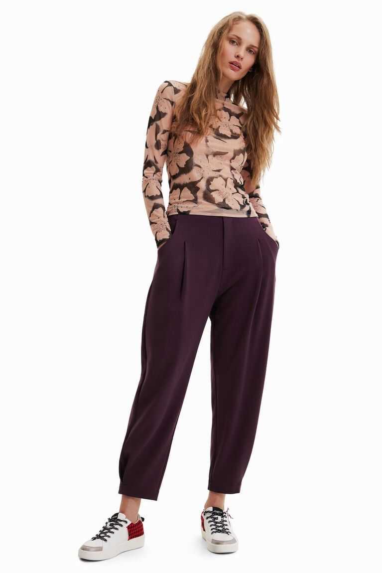 Leggins Desigual Cropped slouchy trousers Mujer | PBM389275