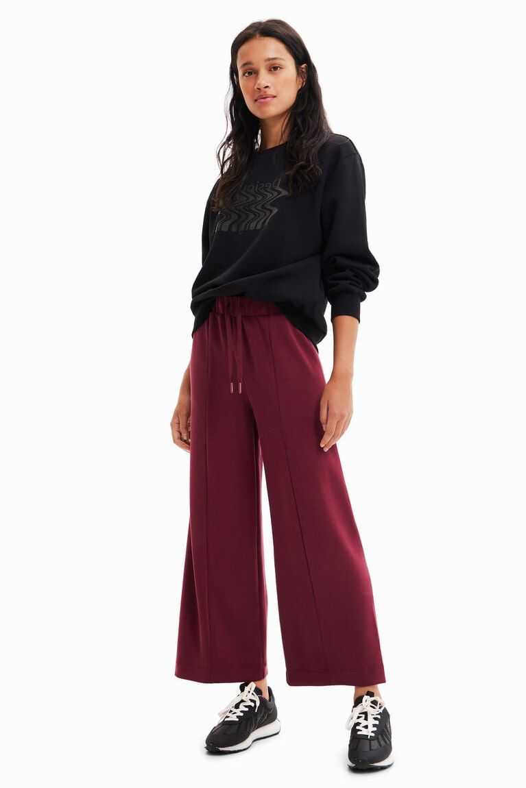 Leggins Desigual Fine-knit culotte trousers Mujer | FTZ634587