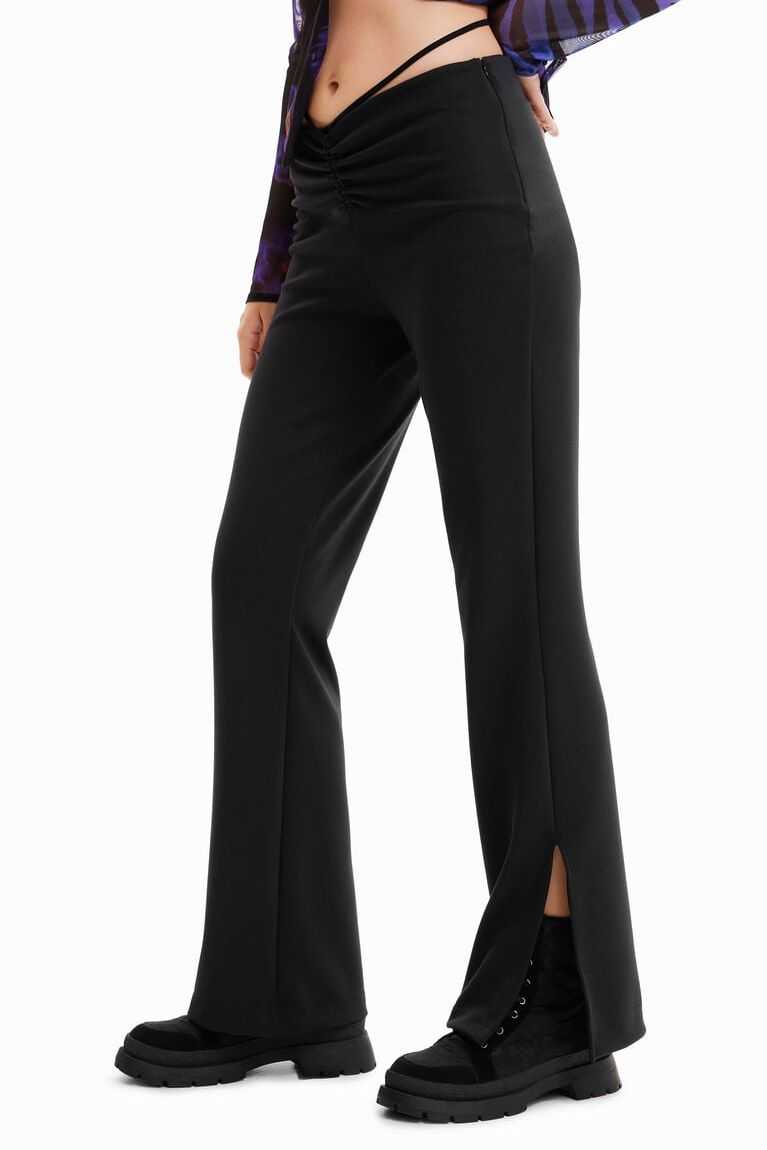 Leggins Desigual Gathered trousers with ties Mujer | JRV960423