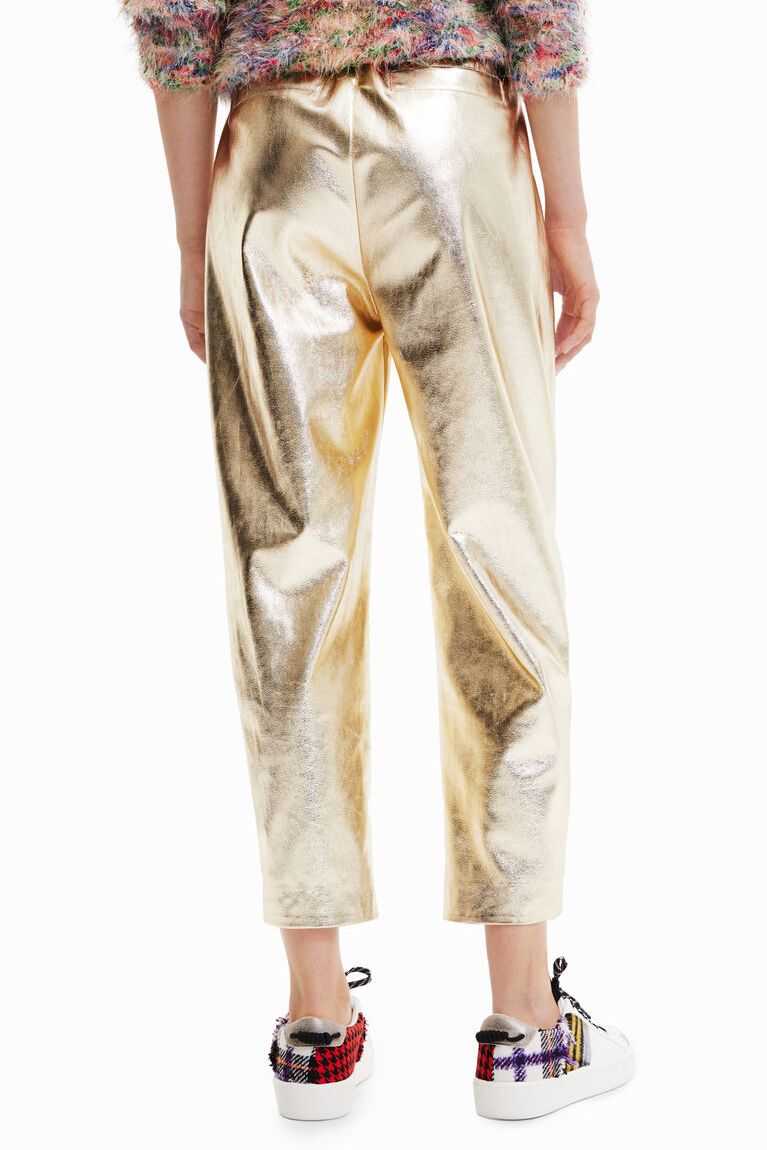 Leggins Desigual Metallic-effect slouchy trousers Mujer | RGS426053