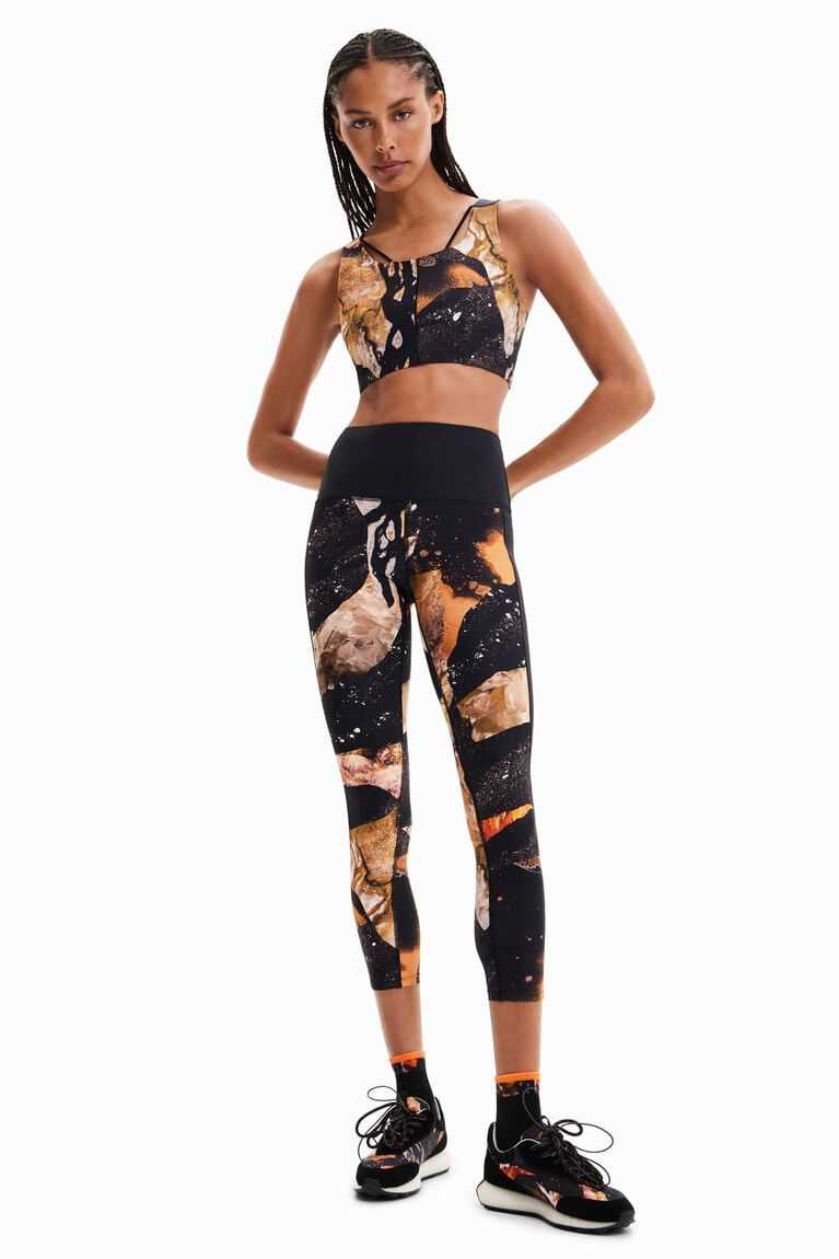 Leggins Desigual Mineral-effect print Mujer | YPC918354