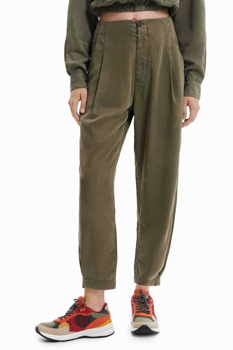 Leggins Desigual Slouchy trousers with pleats Mujer | YSI874932