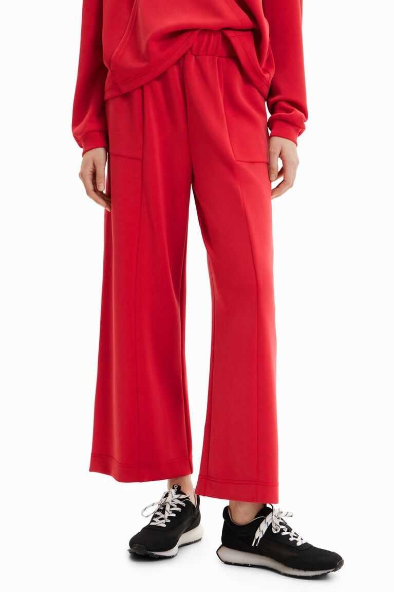 Leggins Desigual Soft-touch wide-leg trousers Mujer | MWJ798346