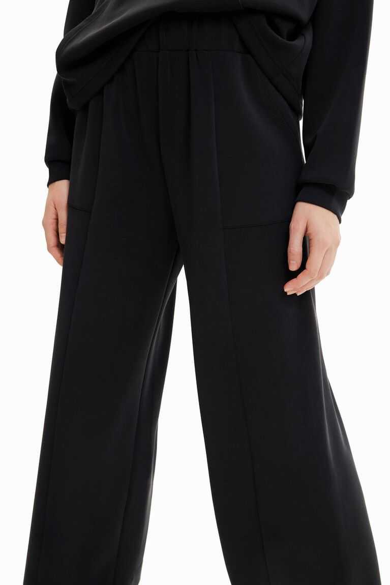 Leggins Desigual Soft-touch wide-leg trousers Mujer | NHG035196