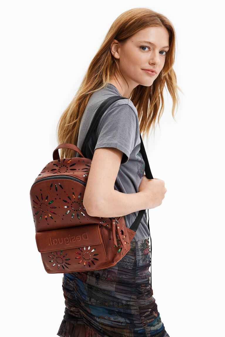 Mochilas Desigual Mini die-cut Mujer | BVO943025