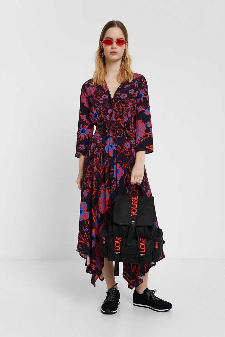 Mono Desigual Boho midi with floral print Mujer | KSF079132