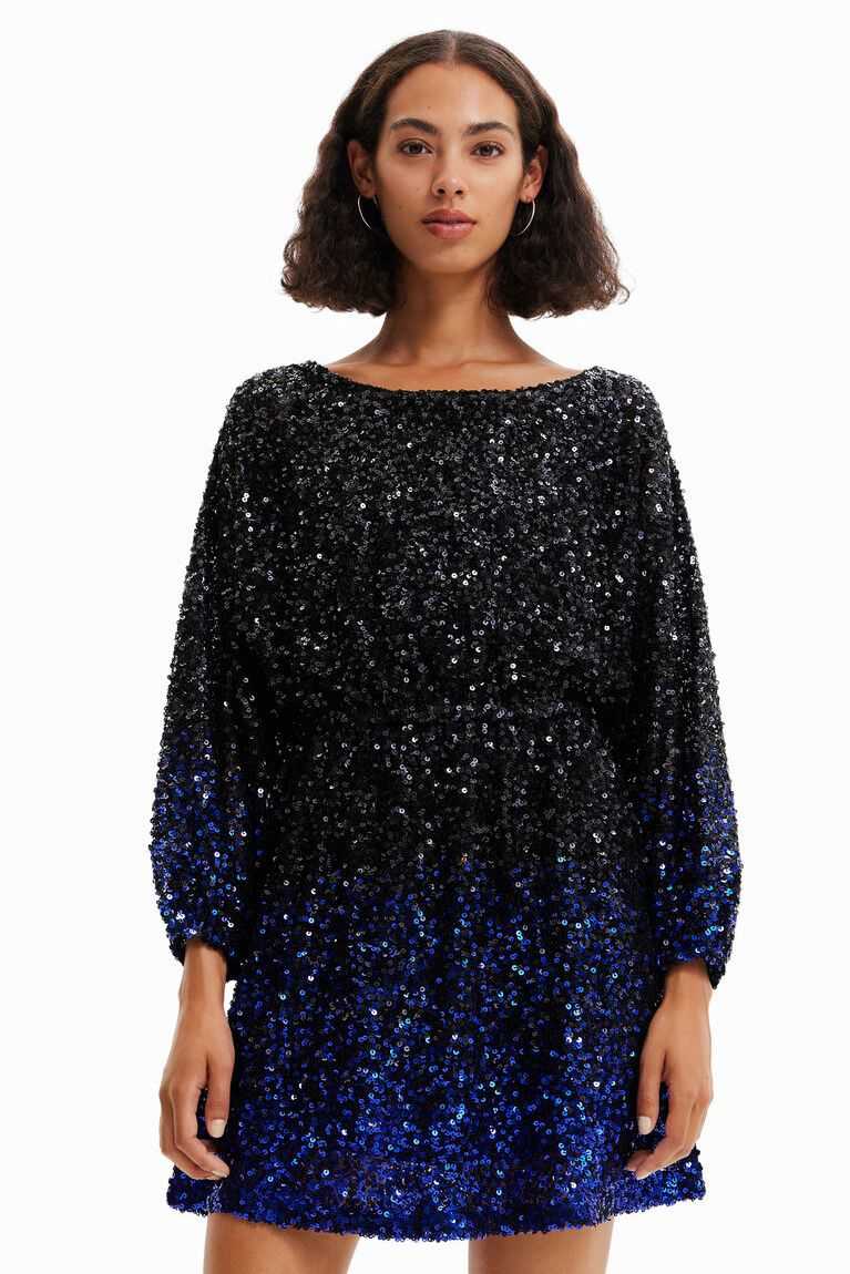 Mono Desigual Corta sequin Mujer | KEF901375