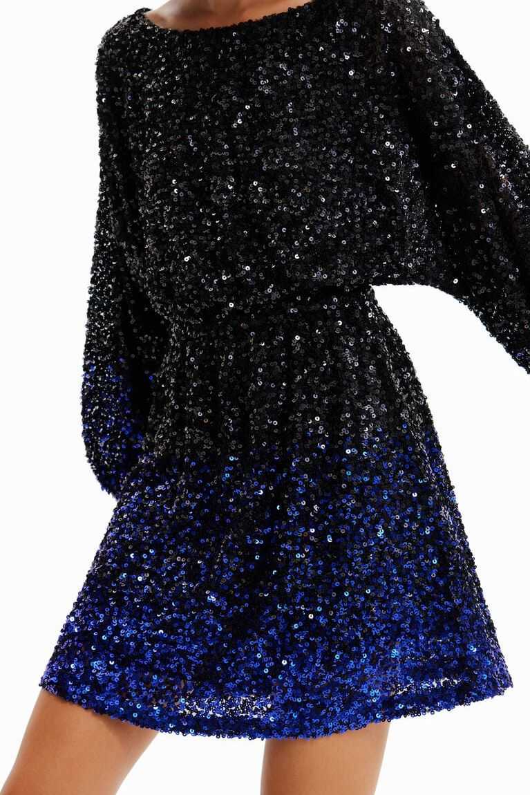 Mono Desigual Corta sequin Mujer | KEF901375