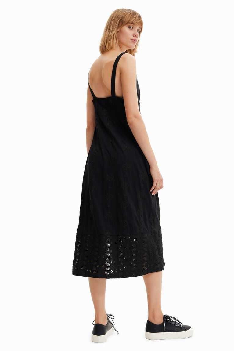 Mono Desigual Embroidered midi Mujer | QJK417086