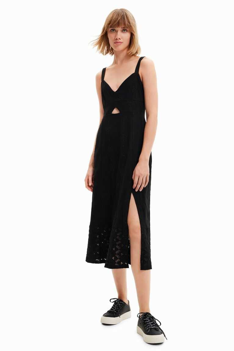 Mono Desigual Embroidered midi Mujer | QJK417086