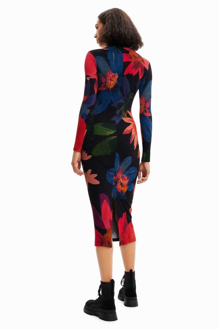 Mono Desigual Floral midi Mujer | VCI361278