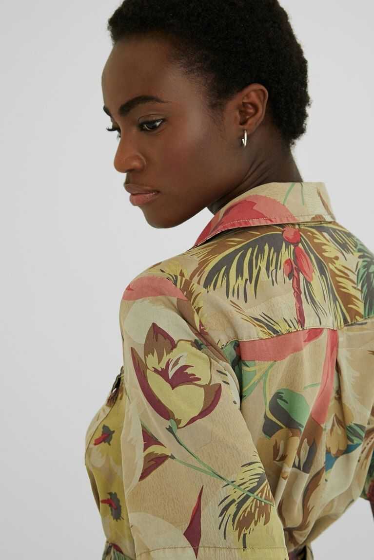 Mono Desigual Long tropical shirt Mujer | MWV587216