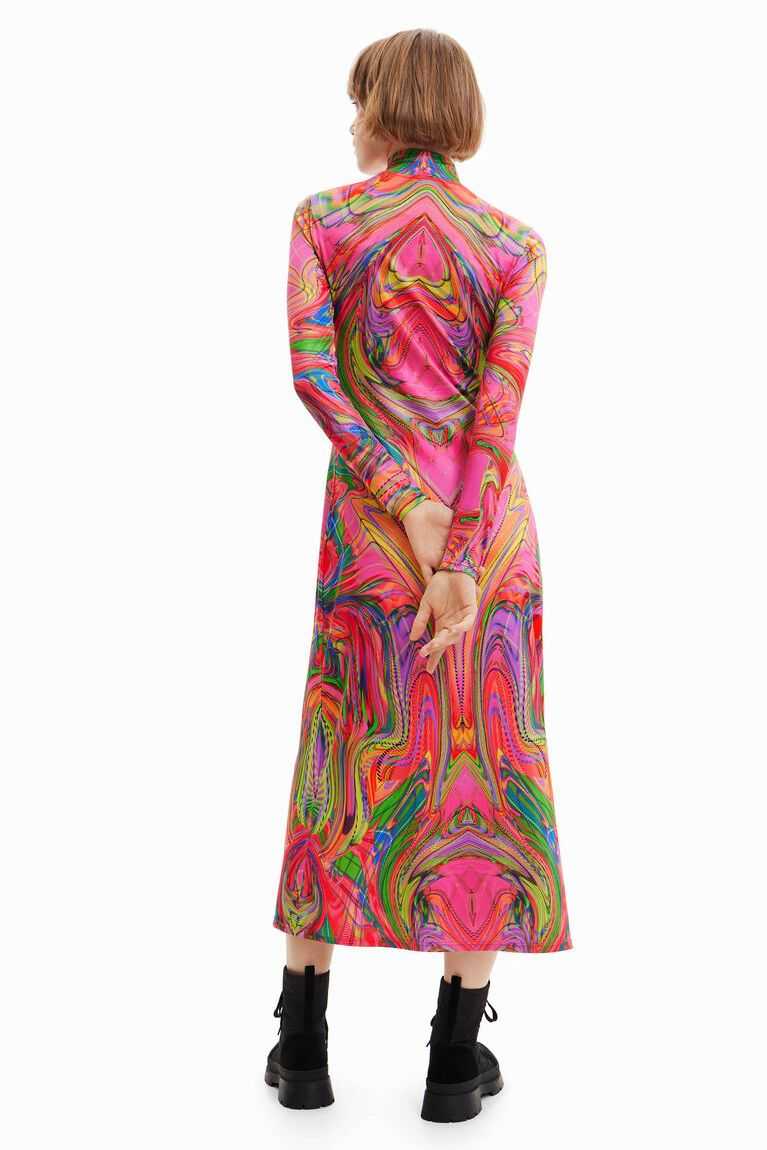 Mono Desigual Maria Escote slim midi Mujer | DRK102568