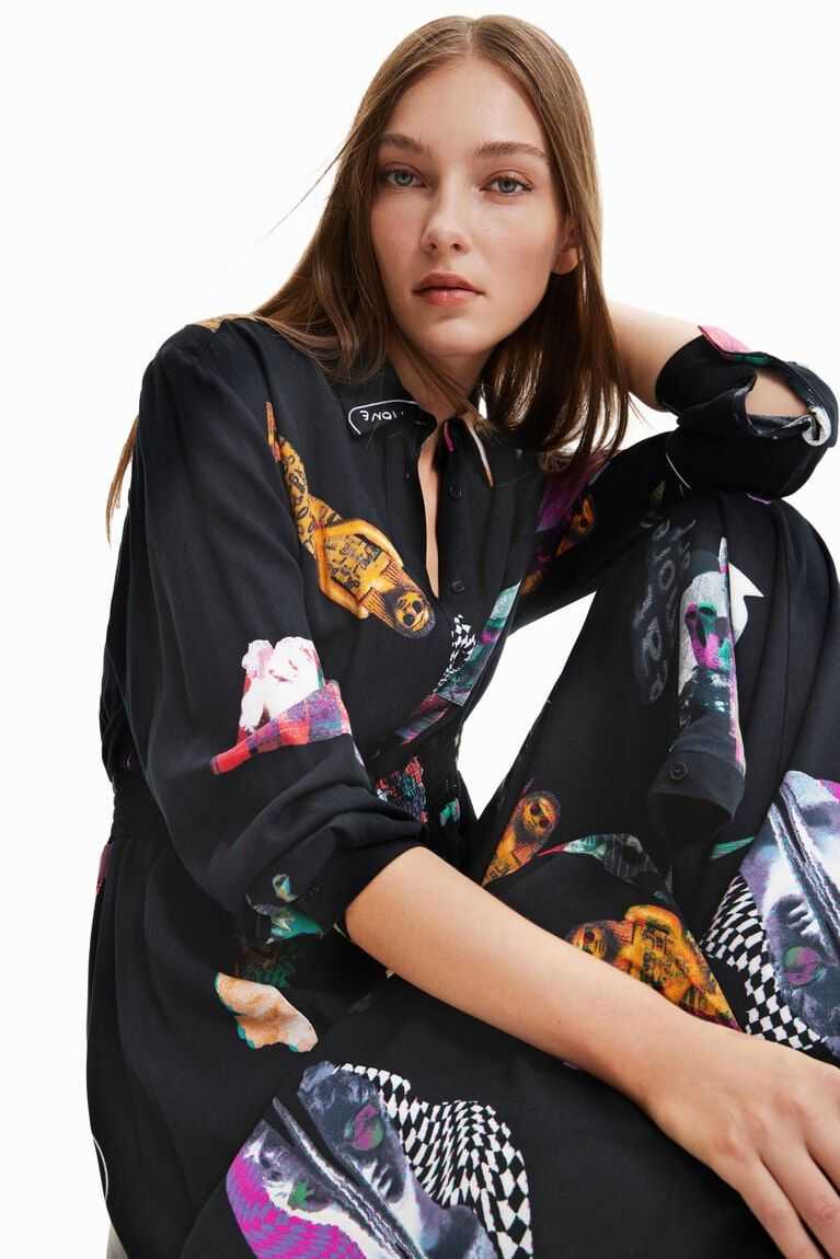 Mono Desigual Midi shirt Mujer | RJF239460