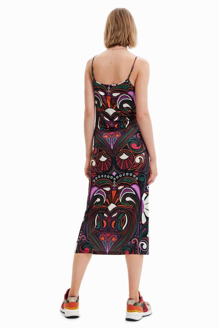 Mono Desigual Retro midi Mujer | LJQ031462