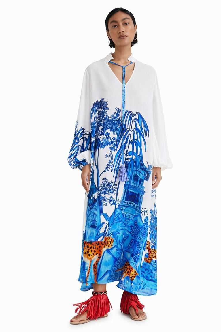 Mono Desigual Stella Jean long kaftan Mujer | SOL195623