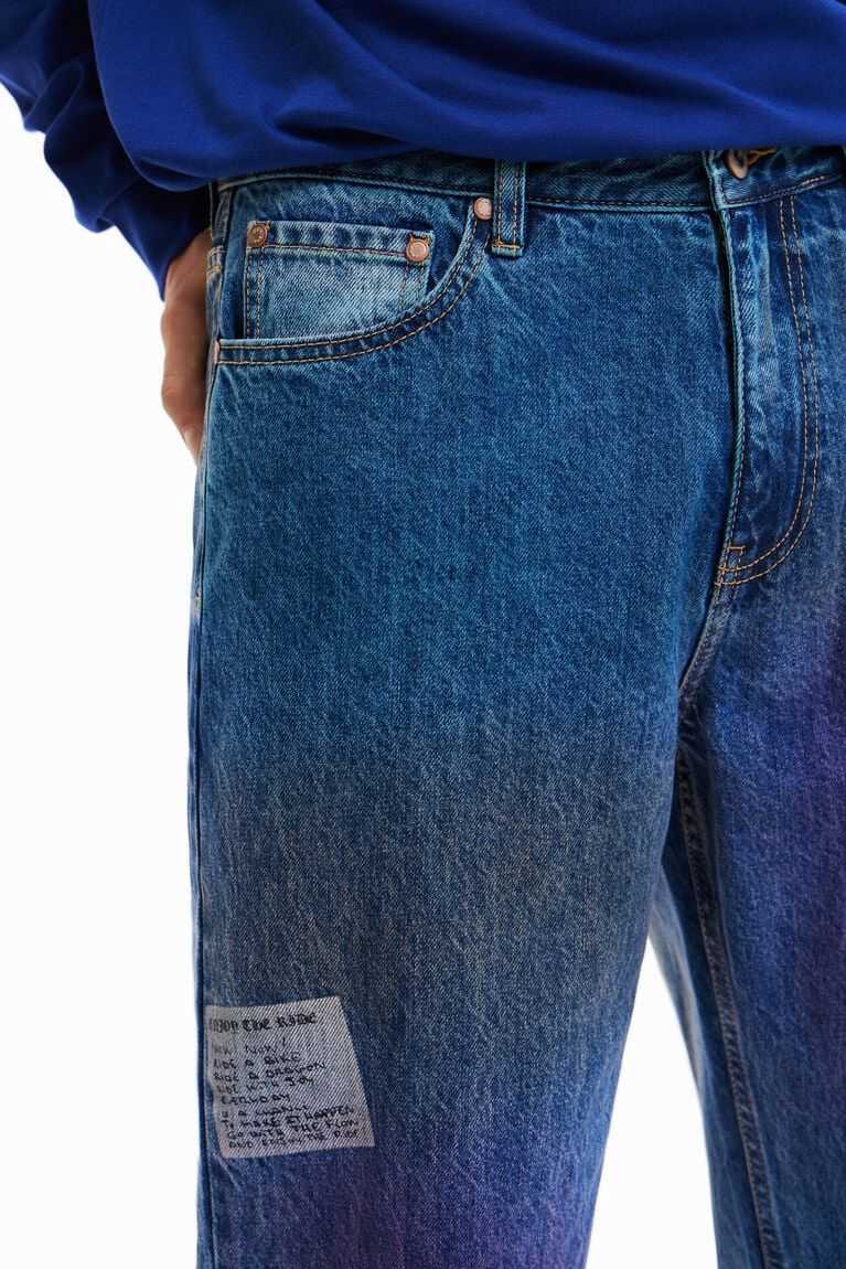 Pantalones Desigual Directo distressed jeans Hombre | BDP872130