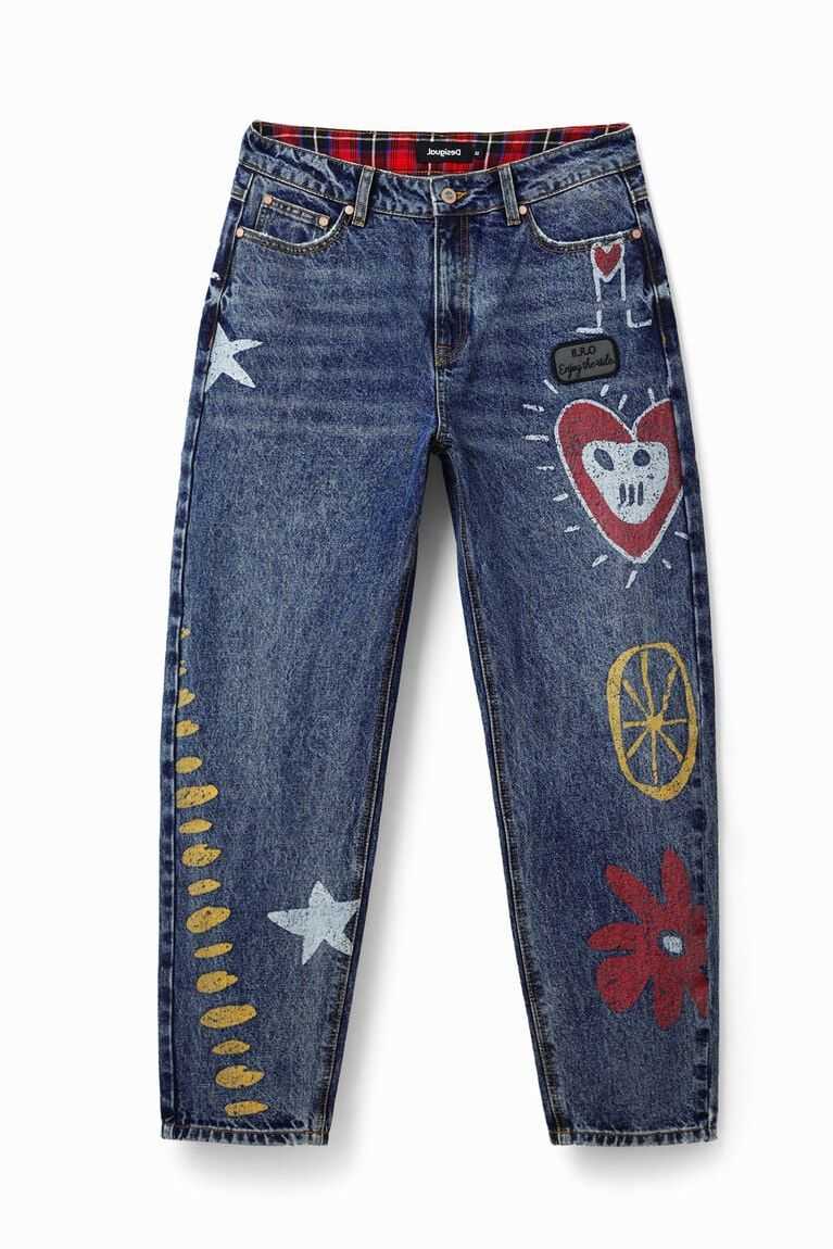 Pantalones Desigual Directo heart jeans Hombre | TYZ130279