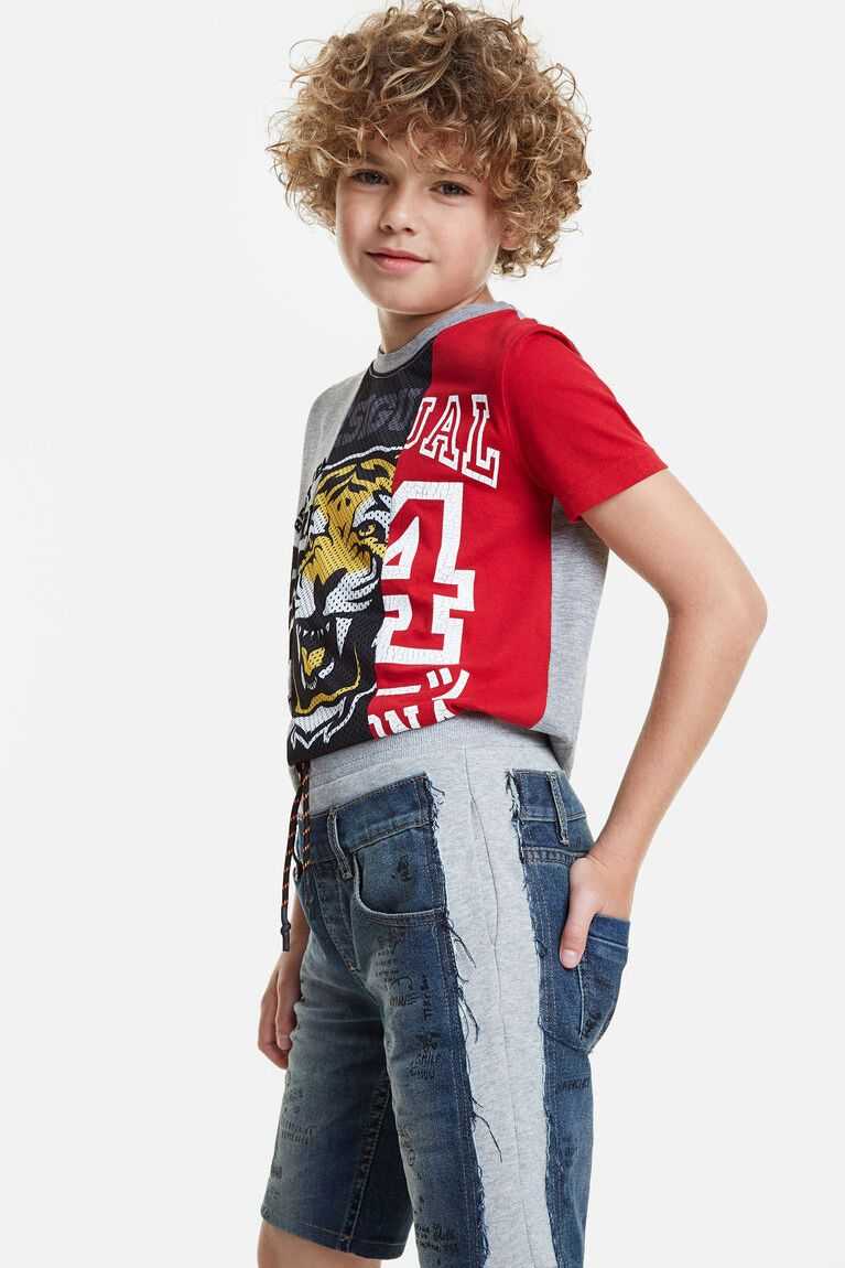 Pantalones Desigual Elastic bermudas patch fabrics Niño | TFD907124