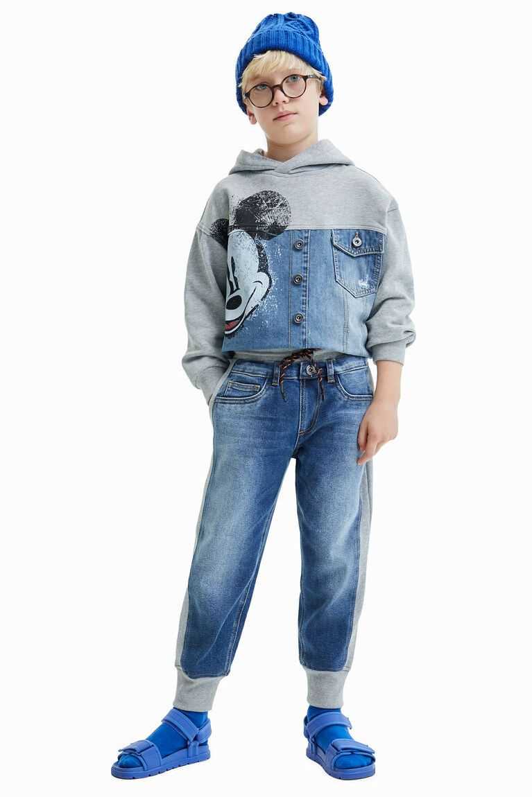 Pantalones Desigual Híbrido denim jogger trousers Niño | BTZ627581