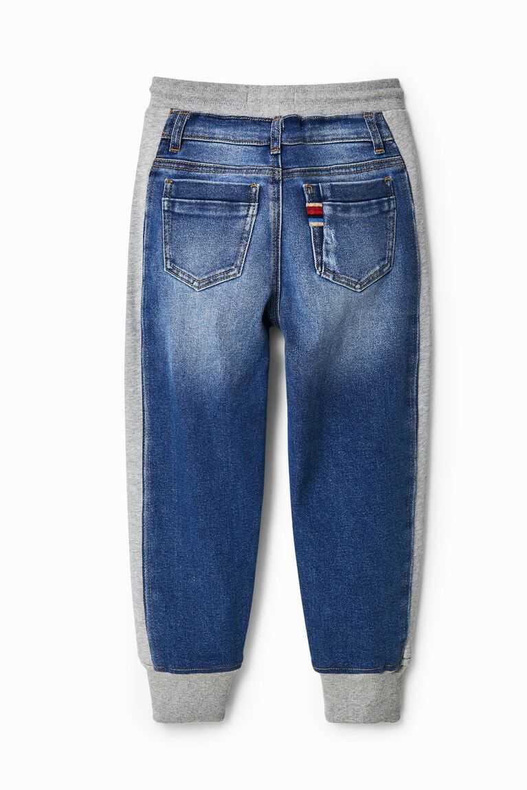 Pantalones Desigual Híbrido denim jogger trousers Niño | BTZ627581