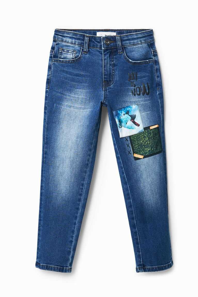 Pantalones Desigual Jeans with photographic patches Niño | NOL793540