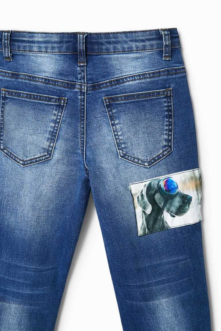 Pantalones Desigual Jeans with photographic patches Niño | NOL793540