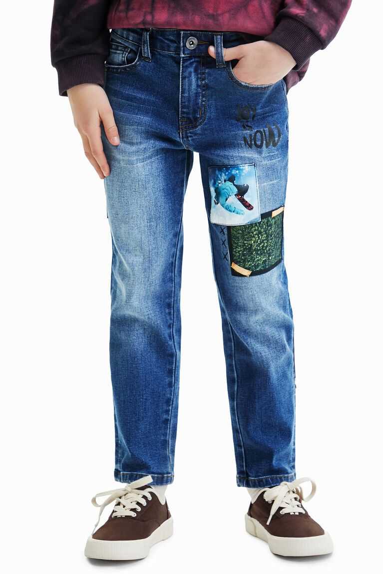 Pantalones Desigual Jeans with photographic patches Niño | NOL793540