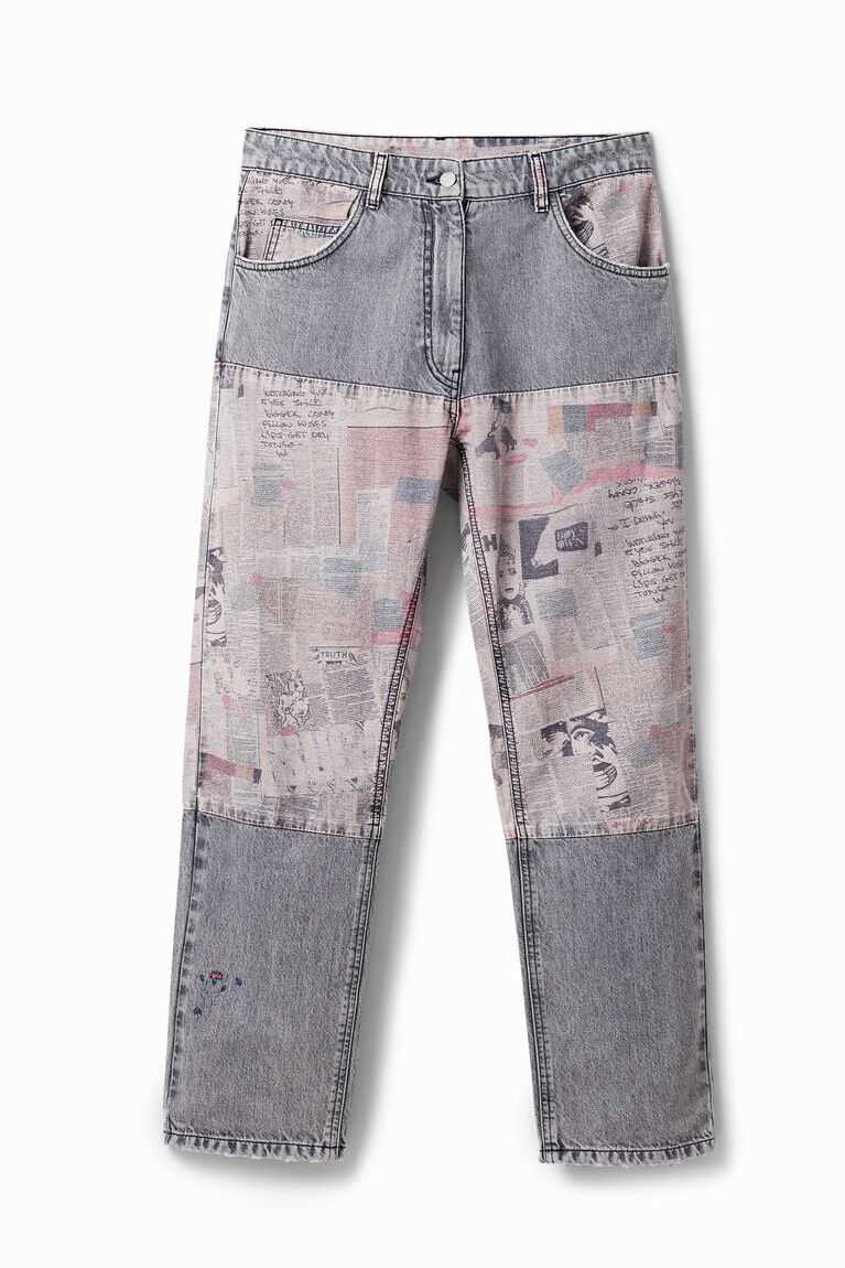 Pantalones Desigual Newspaper comfort jeans Hombre | RYL312089