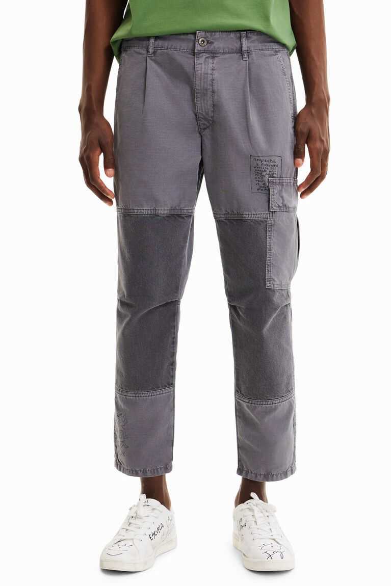 Pantalones Desigual Patchwork cargo trousers Hombre | MLJ291408