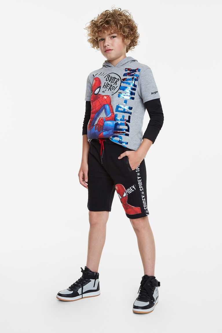 Pantalones Desigual Spiderman sport bermudas Niño | UQH140569