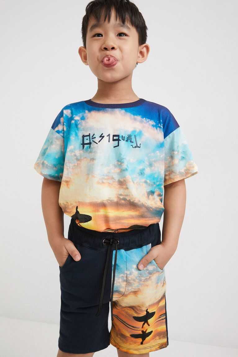 Pantalones Desigual Surf shorts Niño | ZHR631047