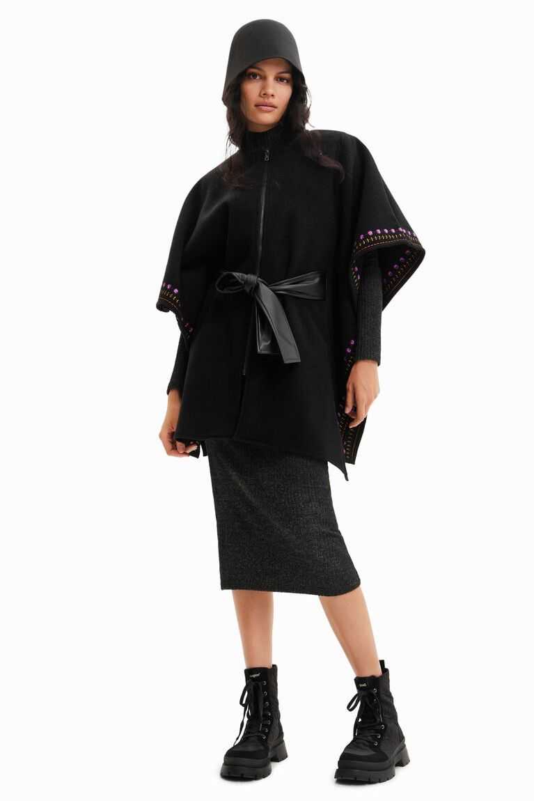 Ponchos Desigual Embroidered Mujer | BLC173064