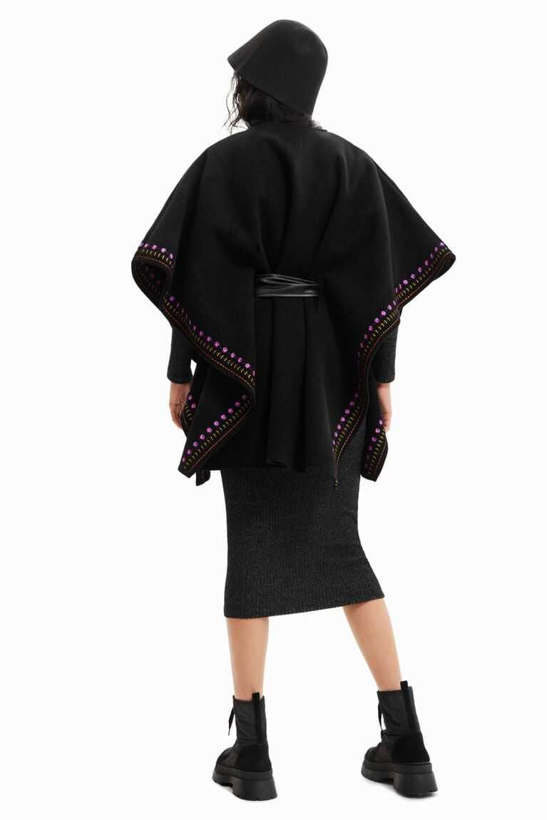 Ponchos Desigual Embroidered Mujer | BLC173064