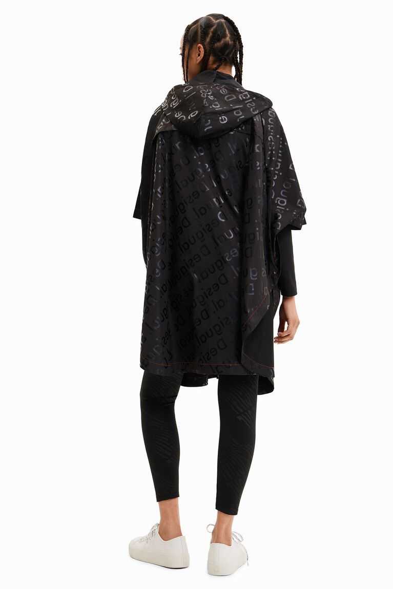 Ponchos Desigual Logo raincoat Mujer | QOU658970