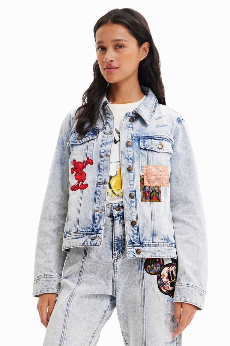 Prendas De Punto Desigual Disney's Mickey Mouse denim jacket Mujer | HKT436259